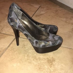 Stuart Weitzman Snakeskin Heels